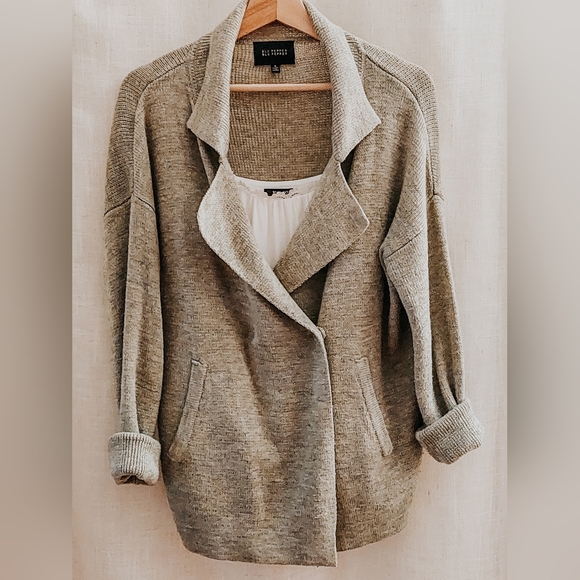 Oversize grey cardigan - Picture 2 of 5